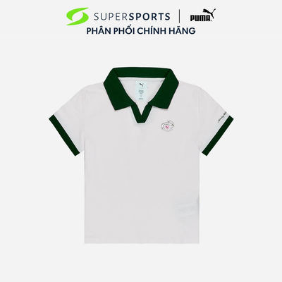 Áo Polo Nữ Puma X Monday Sleeping Club Short Sleeve - Trắng - 63898487