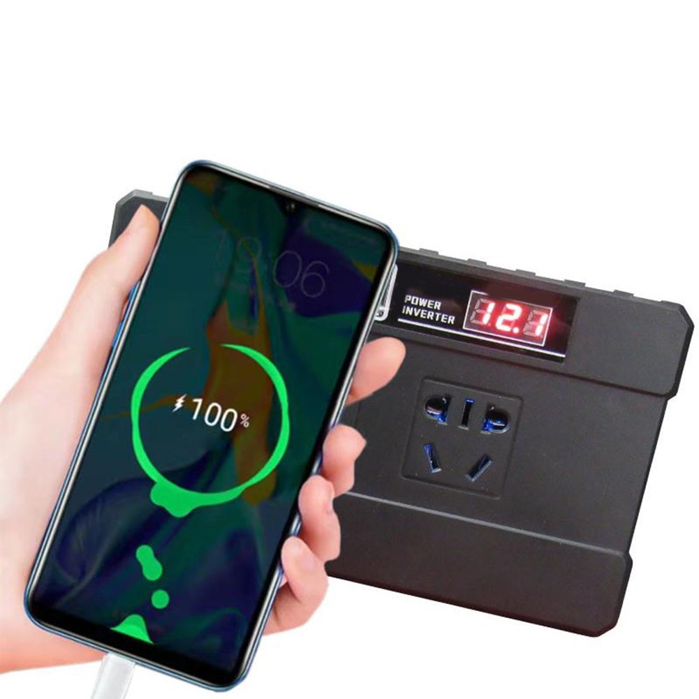 Car Inverter Power Adapter DC 12V/24V to AC 220V Converter Power Converter