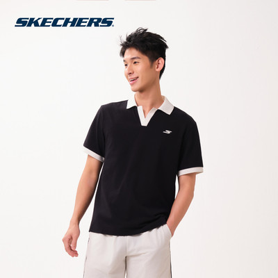 Short Sleeve Polo Nam Skechers Specialty Sports -Court Performance Short Sleeve Polo - SP126M328-0018