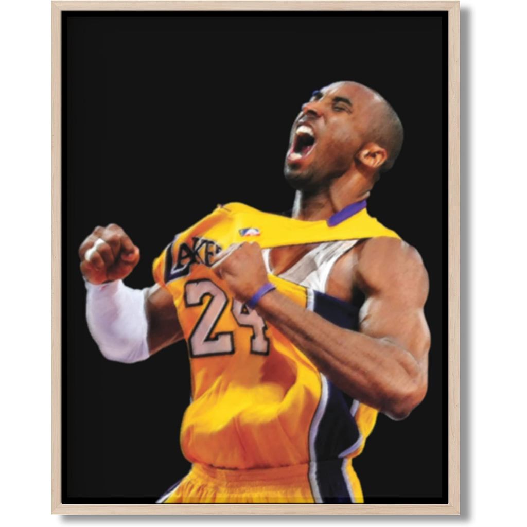 Kobe Bryant Tường Nghệ Thuật Poster -14x11kobe Bryant Trang Trí Tường In Trên Cardstock Cao Cấp Giấy