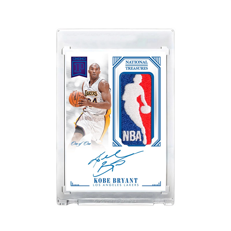 Kobe logoman Signature Jersey Star Card 1 / 1 Non-Panini Official toppsNBA Basketball Homemade Card
