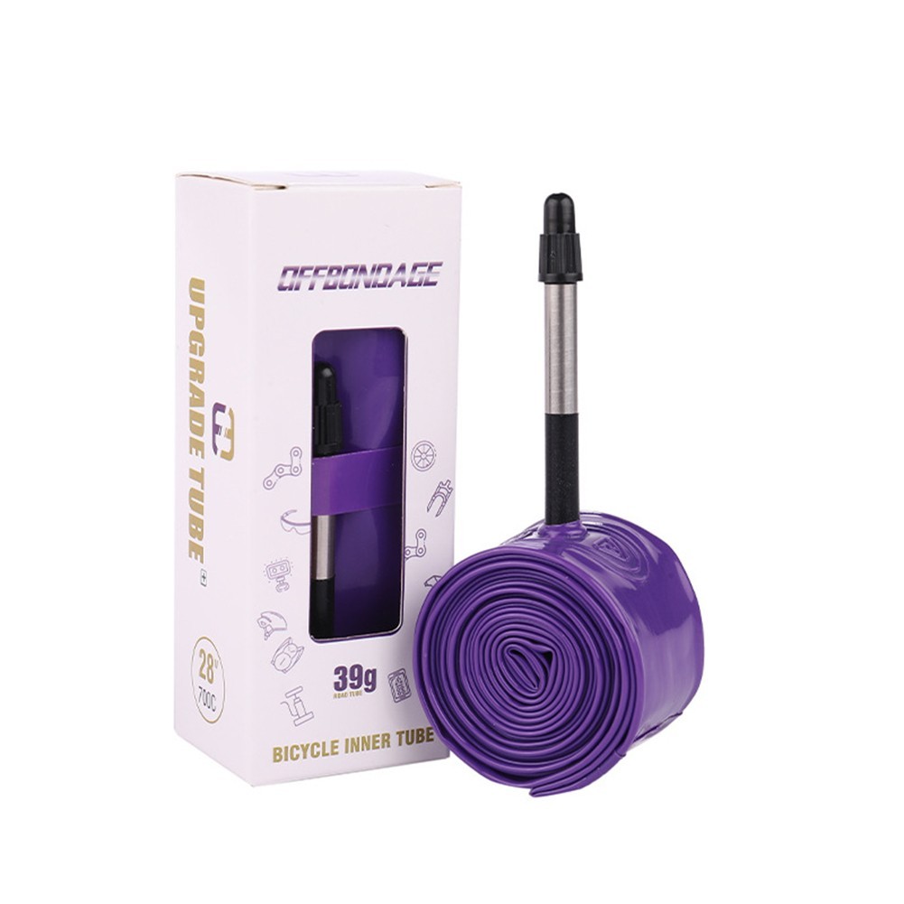 [Khuyến mãi] Ống xe đạp siêu nhẹ 39g, tương thích lốp TPU và van Pháp, phù hợp xe đạp đường trường