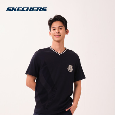 Áo Thun Tay Ngắn Nam Skechers Game On Iconic Short Sleeve Tee - SL126M216-002Z