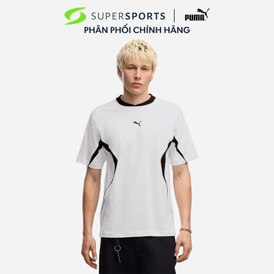 Áo Thun Nam Puma Sport Relaxed Blocking - Trắng - 69432802 ADS16