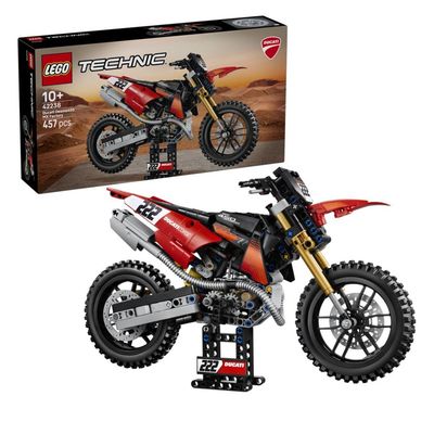 Đồ Chơi Lắp Ráp Mô Tô Ducati Desmo 450 MX Factory LEGO TECHNIC 42238 (457 Chi Tiết)