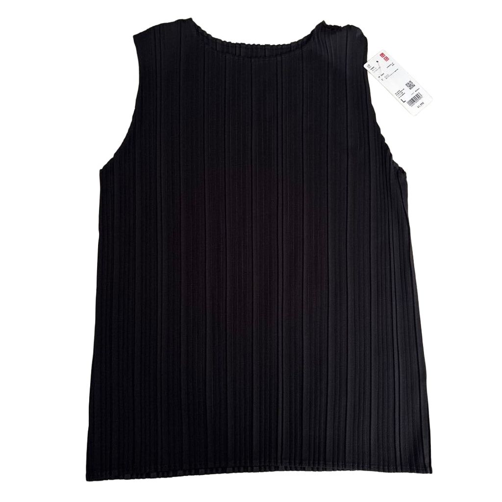 【Direct from Japan】Hàng mới nguyên tem mác ☆ Áo thun không tay xếp ly Uniqlo【Japan Exclusive】