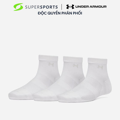 Vớ Thể Thao Nữ Under Armour Vanish 3-Pack Quarter - 6013142-100
