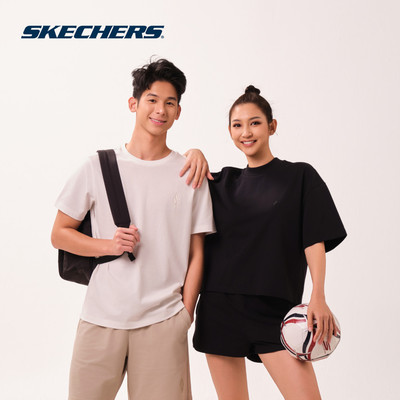 Áo Thun Tay Ngắn Nam Skechers Game On Lounge Short Sleeve Tee - SL126M208-00QF