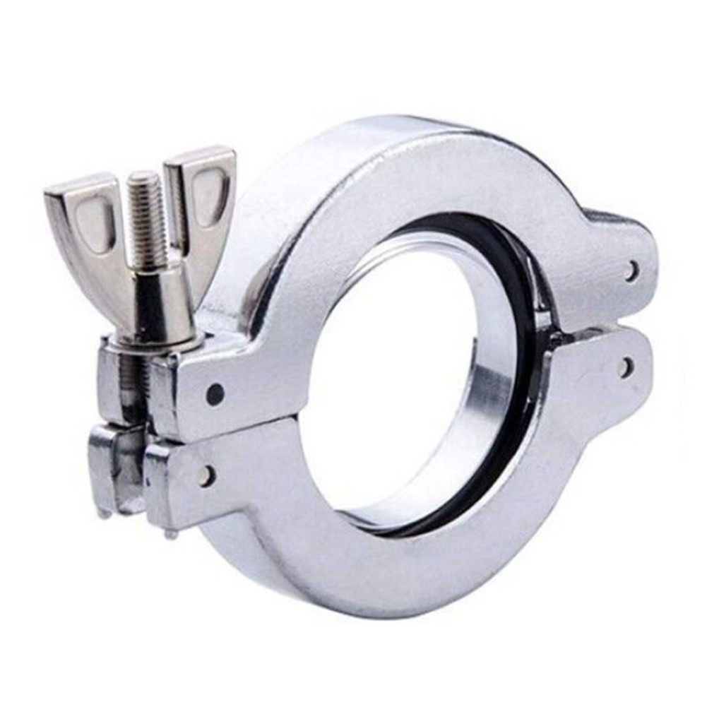 [xk714] Bộ kẹp chân không bằng thép không gỉ 304 KF16 KF25 KF40 KF50 Giá đỡ cao su