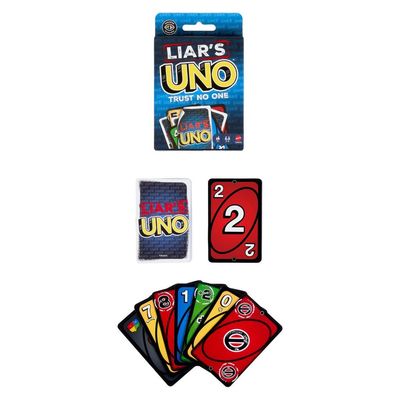 Đồ Chơi Trò Chơi Trí Tuệ Uno Liar MATTEL GAMES JLH43