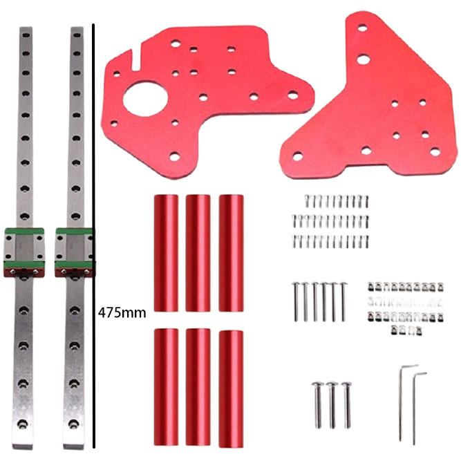 [8NEW] Bộ nâng cấp trục Z kép với đường ray MGN12C để tăng cường độ ổn định và chất lượng in