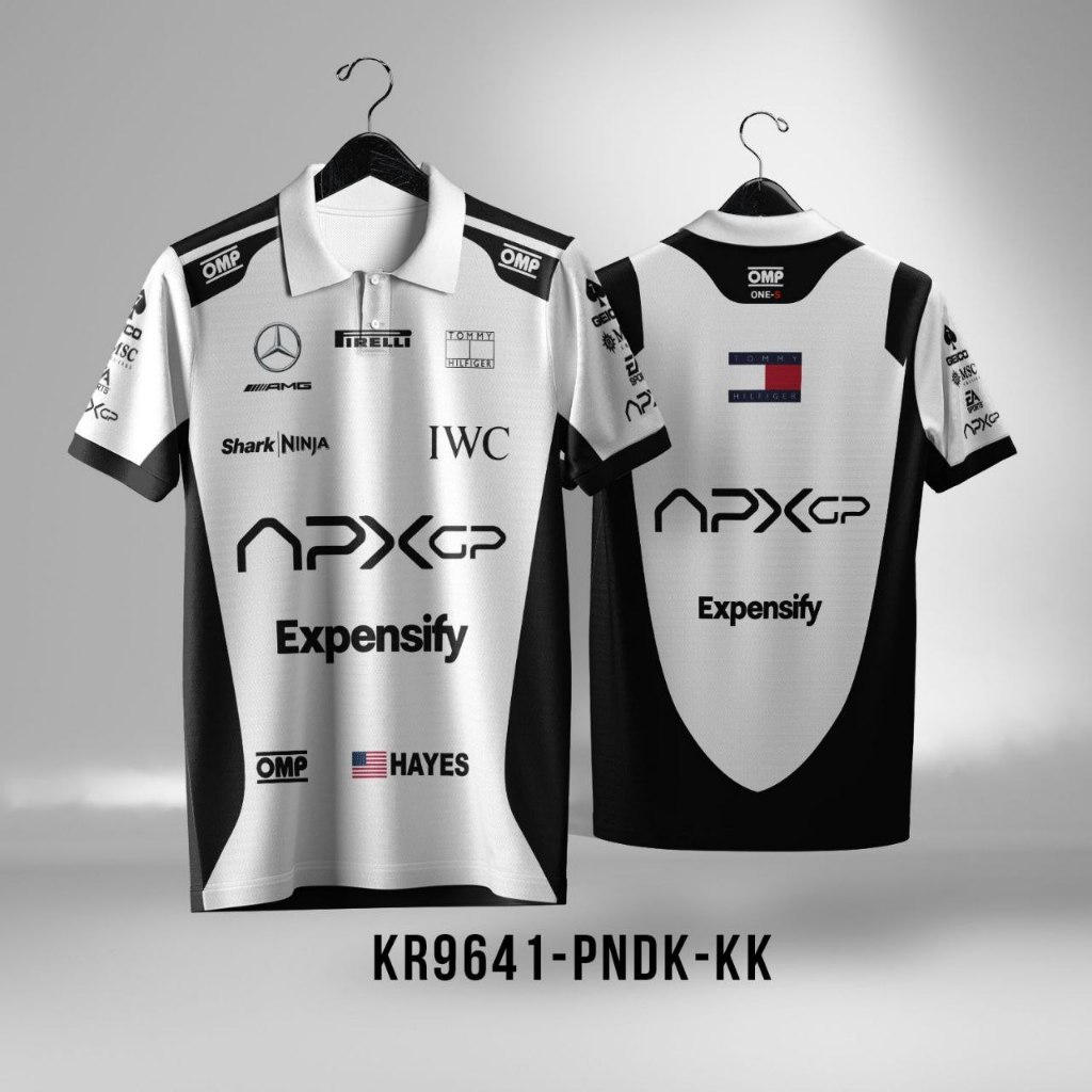 Áo thun F1 the Movie Apxgp Hayes Jersey