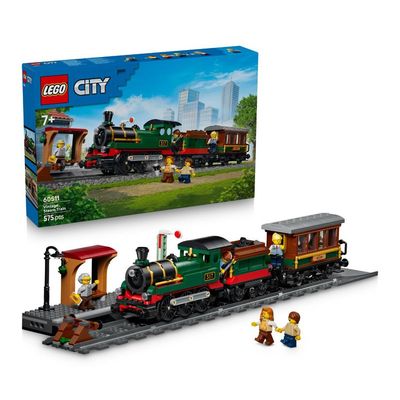 Đồ Chơi Lắp Ráp Tàu Hỏa Hơi Nước Cổ Điển LEGO CITY 60511 (575 chi tiết)