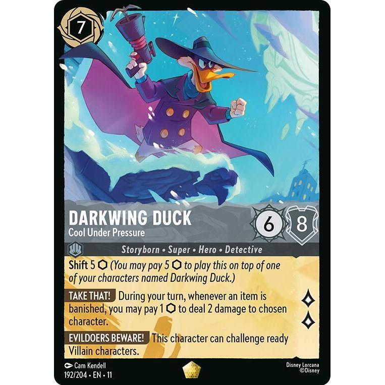 Disney Lorcana ~Winterspell~ Darkwing Duck - Cool Under Pressure (192/204)