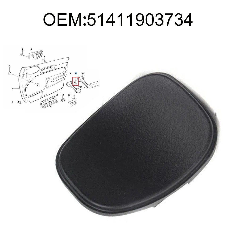 ⭐Mới-mul421⭐Nắp che tay nắm cửa nội thất 51411903734 Dành Cho Xe BMW Cho E30 Cho E34 82-2002