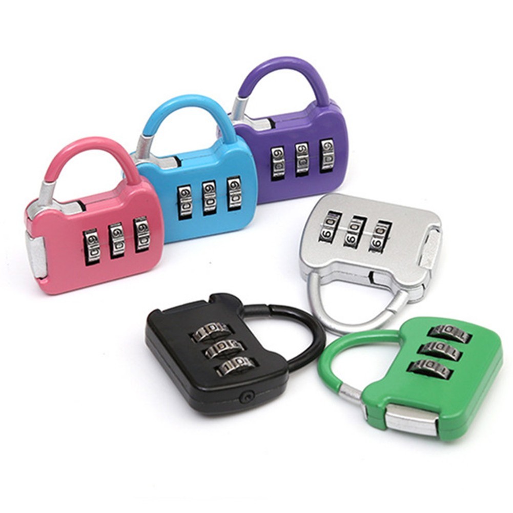 Color Password Padlock Cabinet Trolley Case Password Lock Backpack Fastener Lock