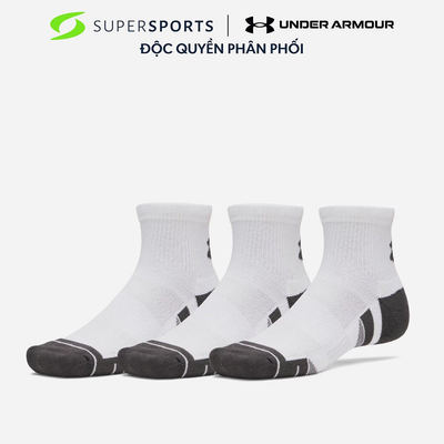 Vớ Thể Thao Under Armour New Performance Tech 3-Pack Quarter - 6015138-100
