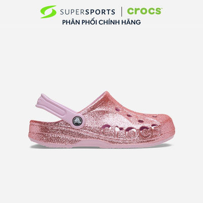 Giày Clog Unisex Crocs Baya Glitter - Hồng - 205925-6GD ADS06 LS300