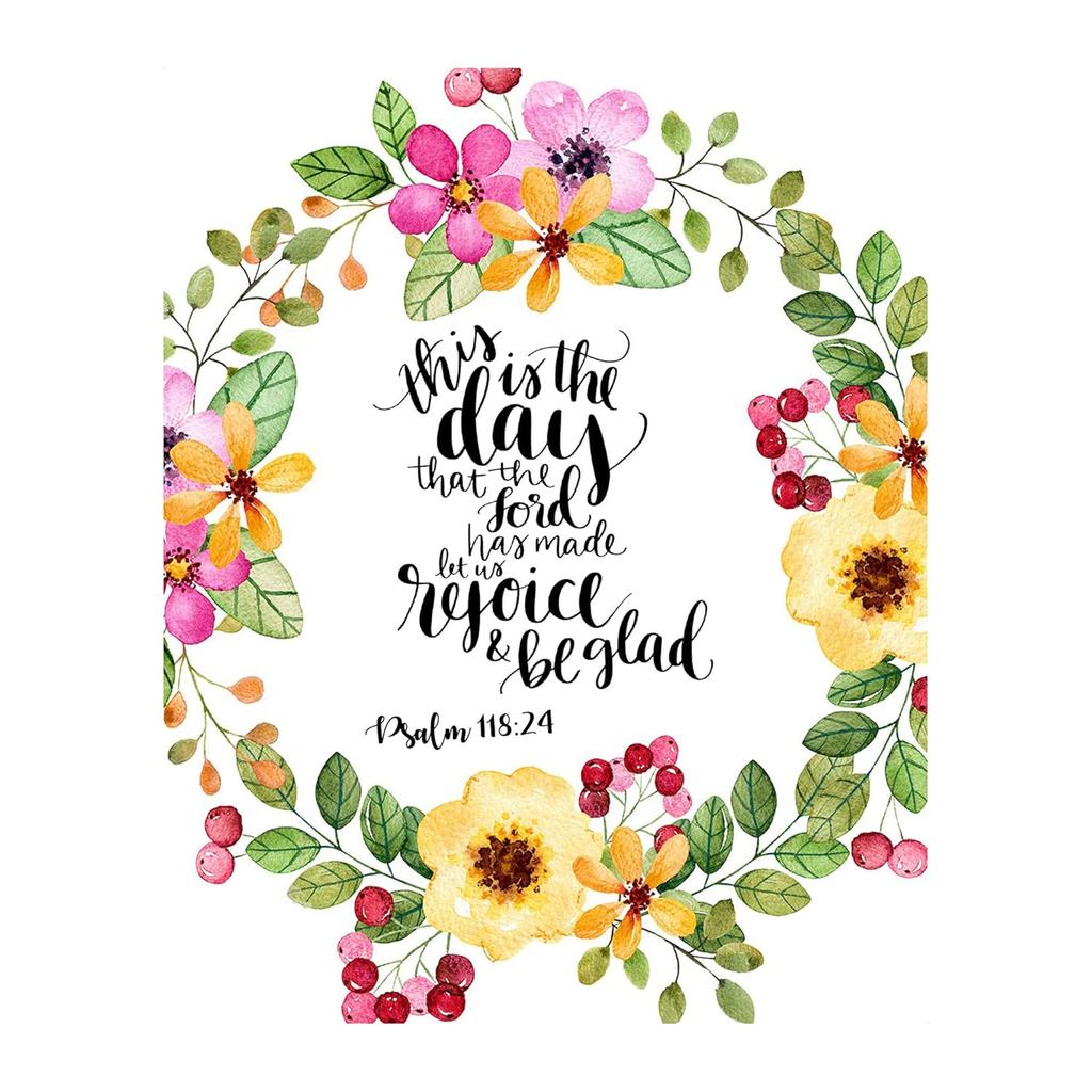 Đây Là Ngày Chúa Làm Thánh Vịnh 8: 24bible Verse Wall Art8x0scripture Wall Print-ready Để Khung Thiế