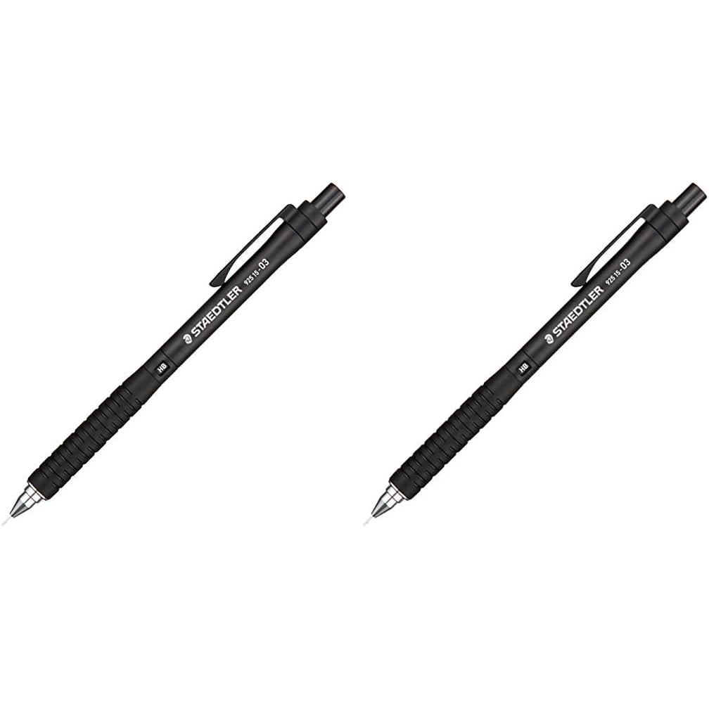 STAEDTLER Mechanical Pencil, , Drafting Mechanical Pencil, Black, 925 15-03 (x2) 100% Authentic Dire