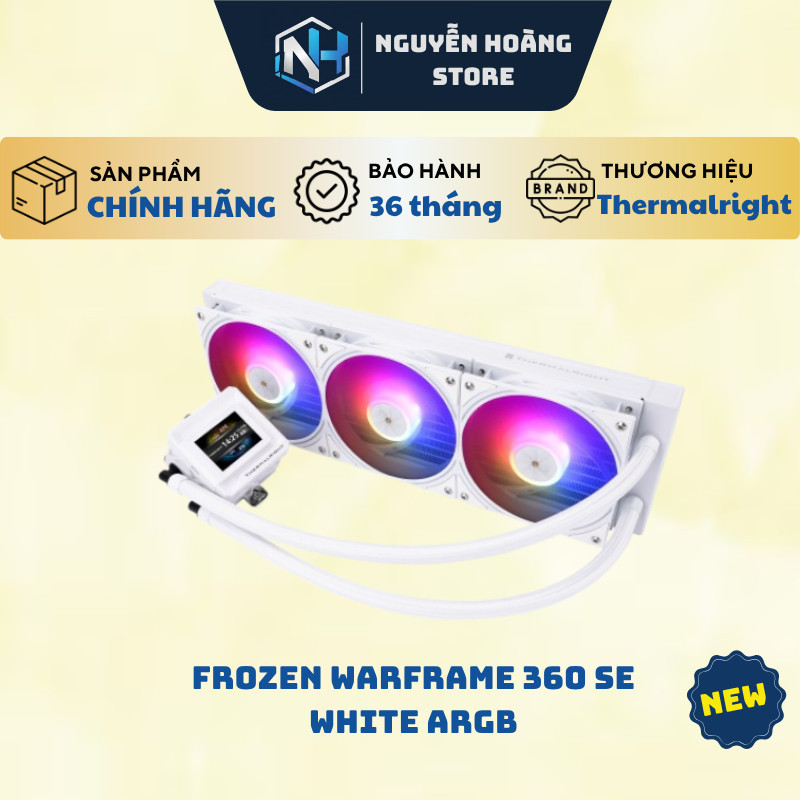 TẢN NHIỆT NƯỚC THERMALRIGHT FROZEN WARFRAME 360 SE WHITE ARGB - CHÍNH HÃNG BẢO HÀNH 36 THÁNG