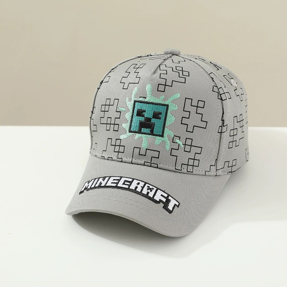 Mũ Trẻ Em Minecraft Creeper Phong Cách Mới, Chống Nắng Hè