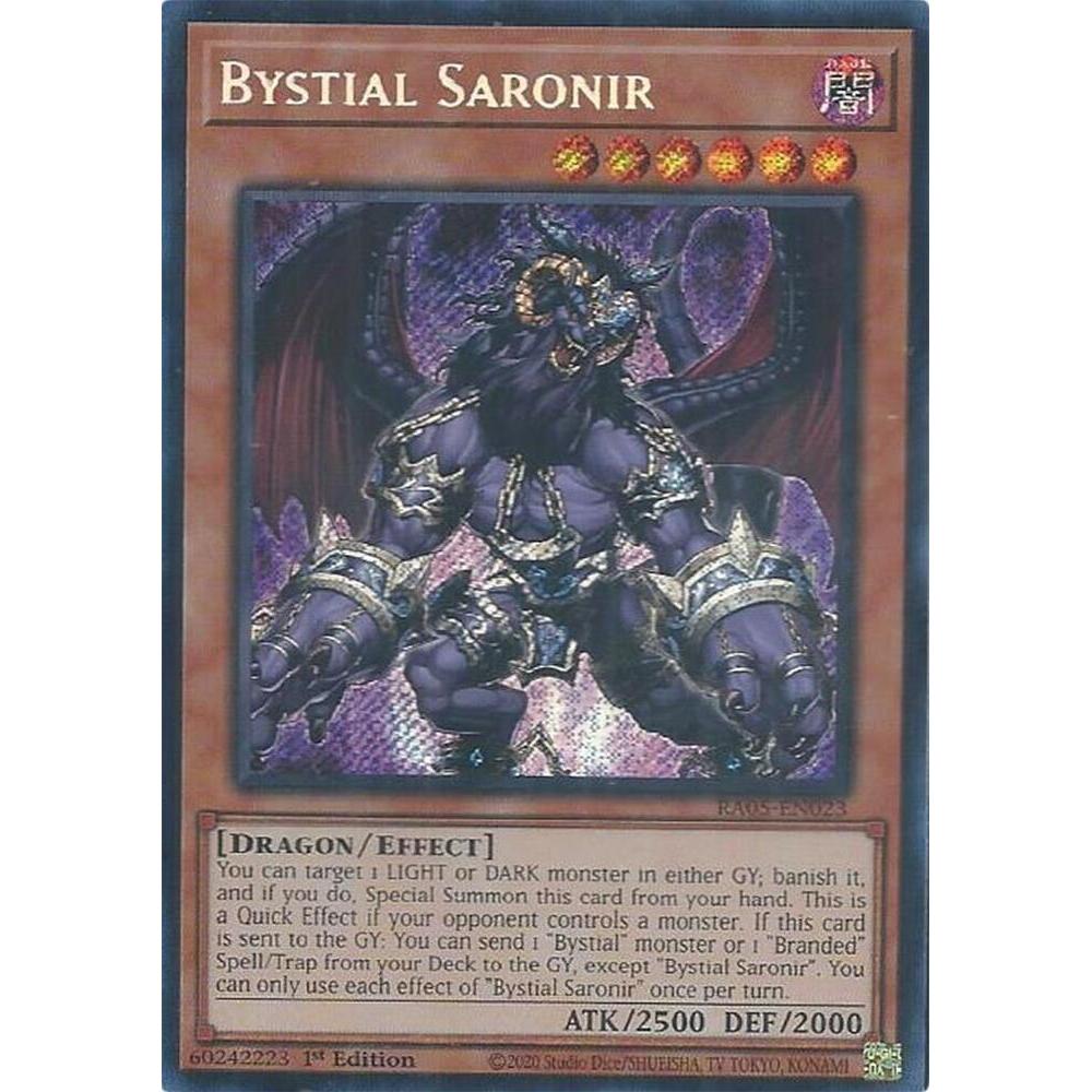 Thẻ bài Yugioh - RA05-EN023 - Bystial Saronir - Secret Rare