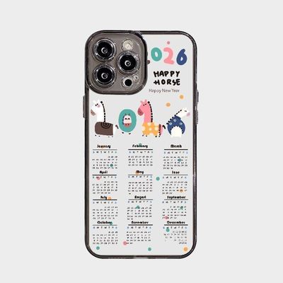 Suntaiho In Hình Dễ Thương TPU Mềm Chống Sốc Ốp Lưng Điện Thoại YB7525 YB7526 YB7527 Cho iPhone 11 12 13 14 15 16 17 Pro Max