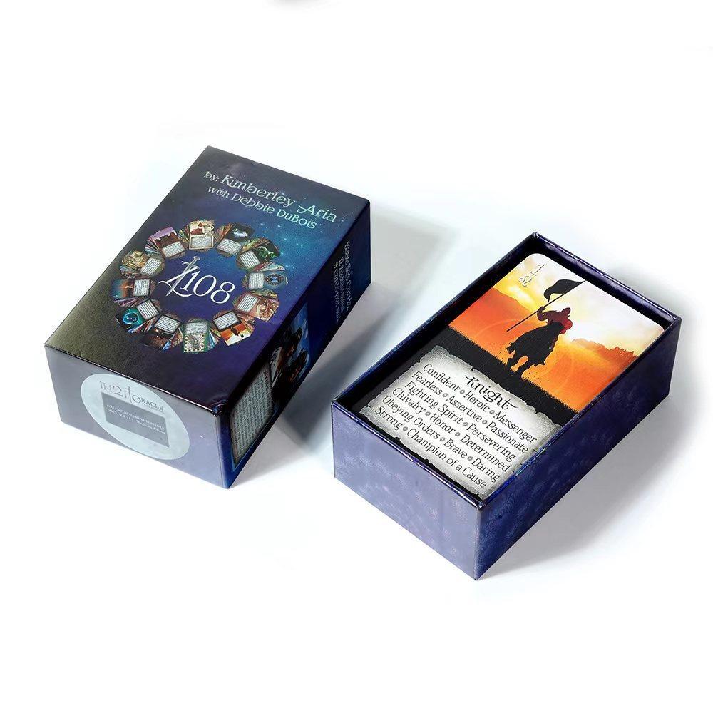 12 * 7cm The IN2IT Zodiac 108 Oracle Deck W / Từ khóa 132 Thẻ Oracle Dựa Astrology Numerology Trong 