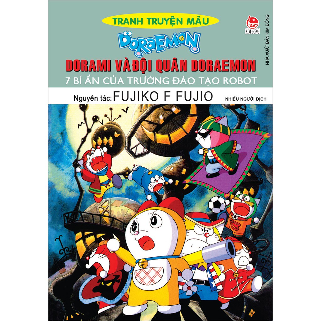 Truyện tranh Doraemon tranh truyện màu: Dorami và đội quân Doraemon - 7 bí ẩn trường đào tạo Robot - Fujiko F. Fujio