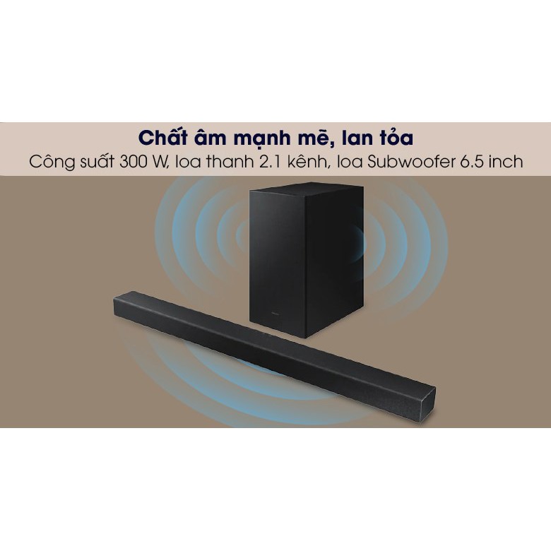 [Mã ELHACE giảm 4% đơn 300K] Loa Thanh Soundbar Samsung HW-A450 2.1 kênh, công suất 300W, Hàng chính hãng