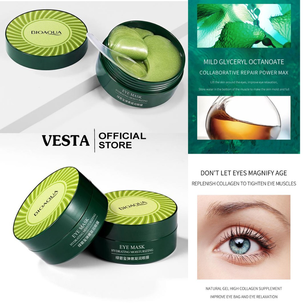 Mặt nạ mắt bioaqua - mask ngủ dưỡng mắt giảm quầng thâm bọng mắt | BigBuy360 - bigbuy360.vn