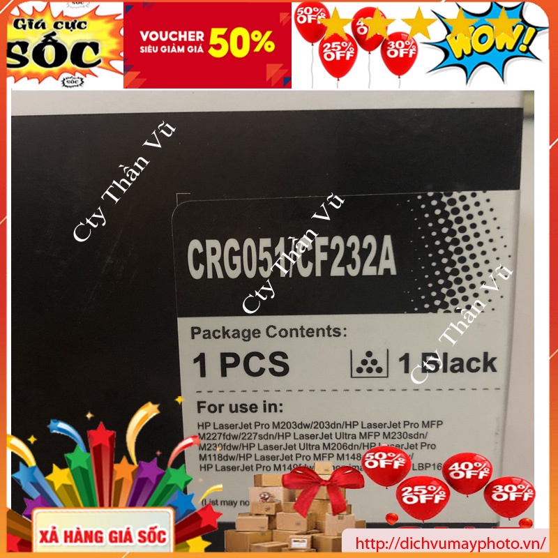 Cụm Trống 32A dùng cho máy in HP LaserJet Pro M203dn M203dw M227 M148, LBP162dw MF264dw MF267dw kholinhkienmayin