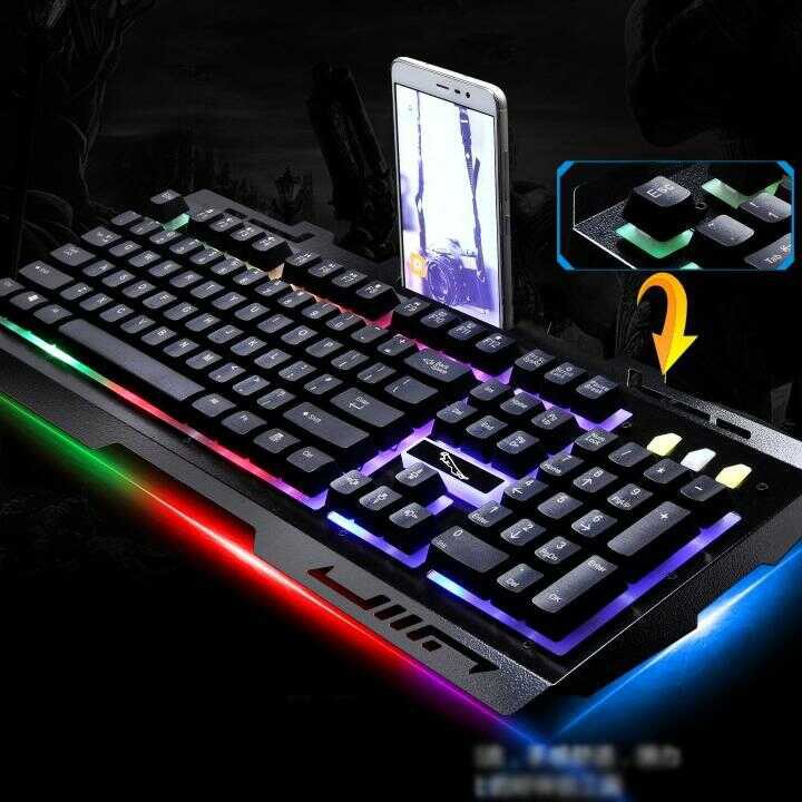 Bàn phím chơi game đổi màu G700 Led giả cơ siêu đẹp