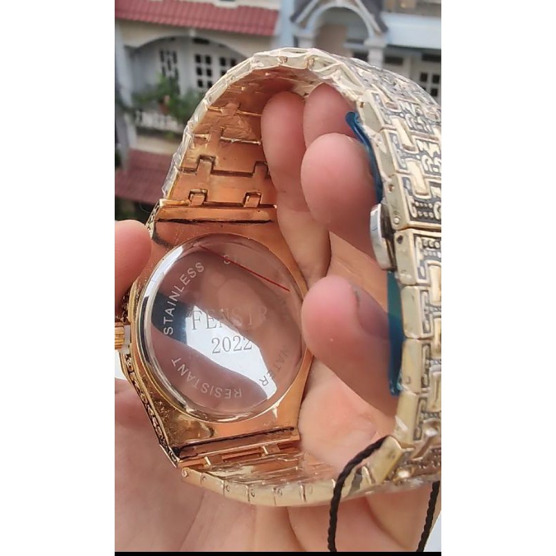 Đồng hồ nam Chính Hãng FENSIR 2022 Dây kim loại Khắc Hoa Văn Mạ Vàng thủ công Sang trọng, Chống nước Chống xước tốt -D9- | BigBuy360 - bigbuy360.vn
