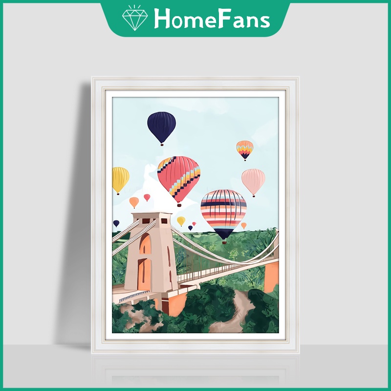 Bộ tranh đính đá 5D họa tiết độc đáo kích thước 30x40cm DIY dùng trang trí