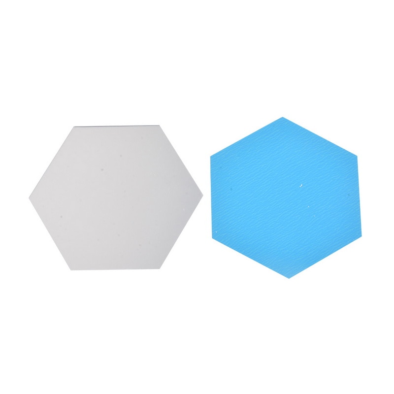 Bộ 12 Miếng Dán Tráng Gương Hình Lục Giác 3d