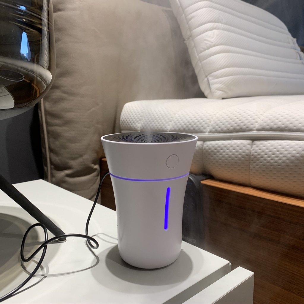 Máy Phun Sương Mini Tạo Ẩm BONECO U50 Sương Nano, Làm Mát, Đèn LED, Dùng Cho Xe Hơi, Xe Ô Tô/Xe Đẩy Em Bé/Bàn Làm Việc