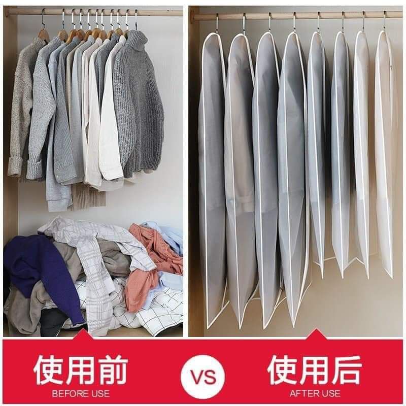 túi bọc chống bụi quần áo 90k/1 sét 4 cái
