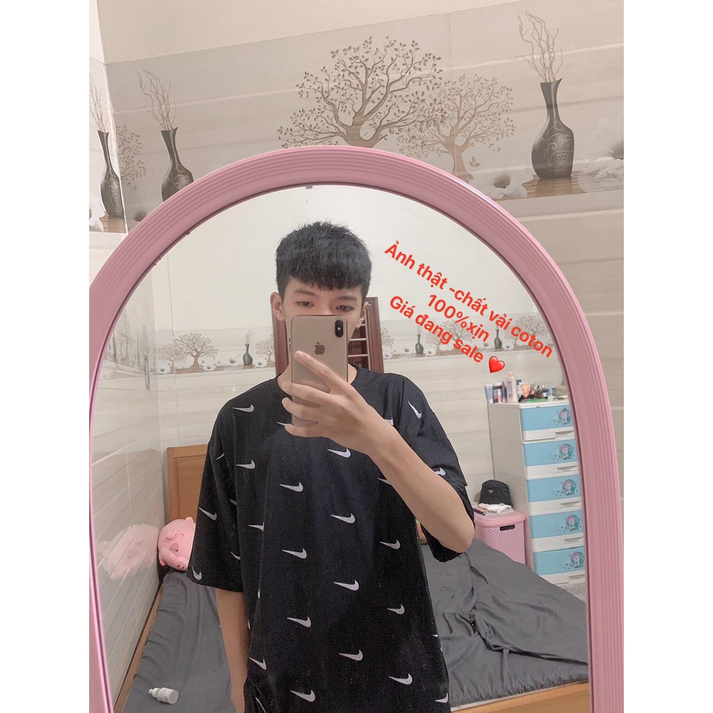  Áo thun nike swoosh logo chất coton - hàng xịn - SHOP Q&V | BigBuy360 - bigbuy360.vn
