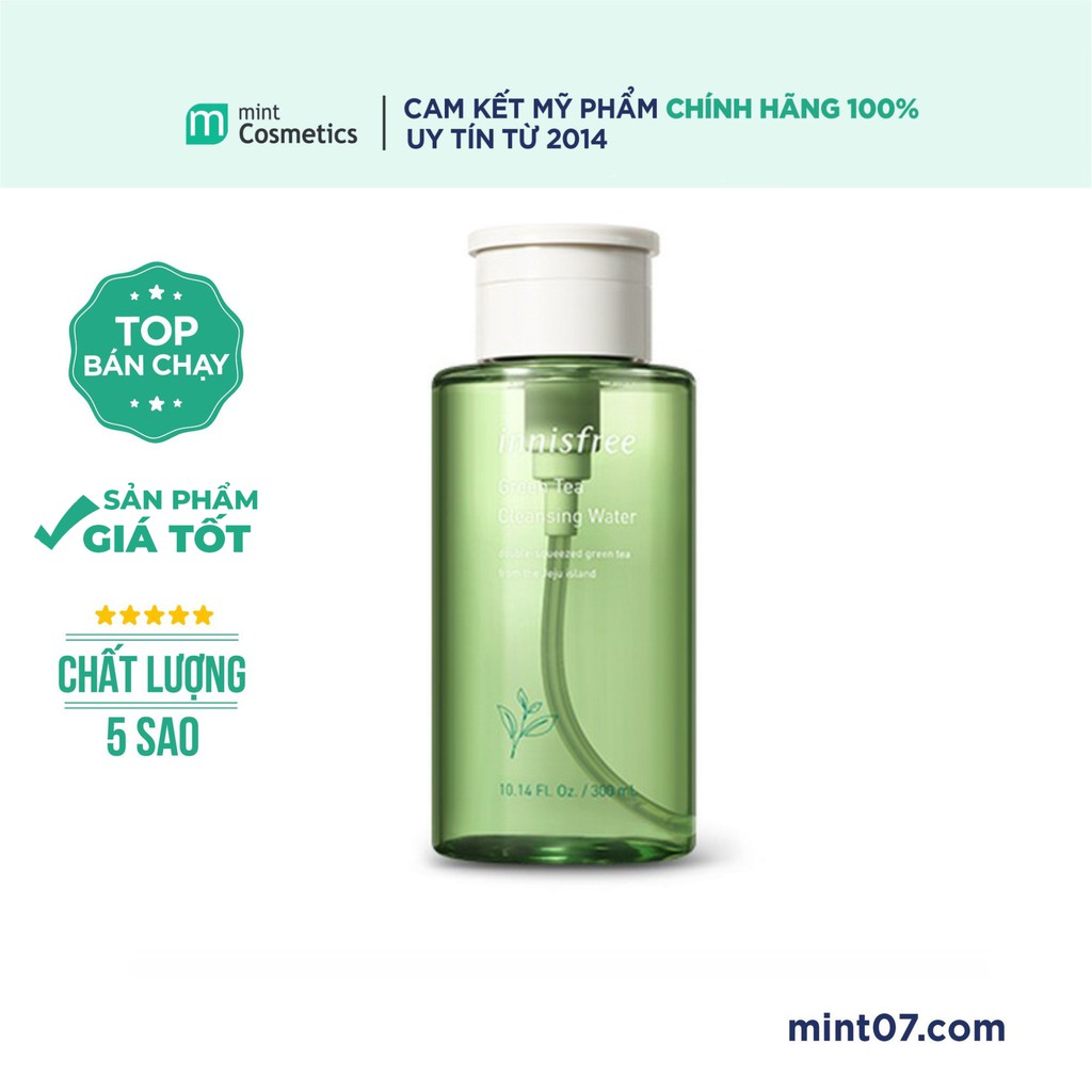 Nước Tẩy Trang Trà Xanh Innisfree Green Tea Cleansing Water 300ml