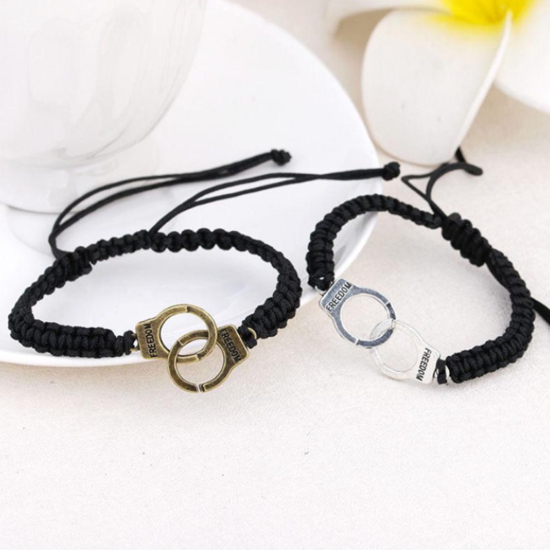 Vòng Đeo Tay Kiểu Hip-Hop Retro Cho Các Cặp Đôi