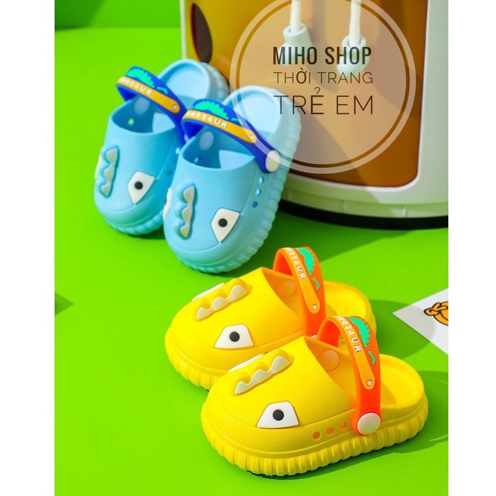 Dép Sục Dinosaur Siêu Cưng Cực Mềm Êm Chân Cho Bé Trai Bé Gái