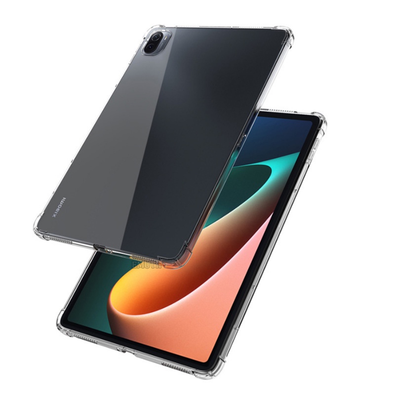 Ốp lưng bằng TPU trong suốt/ màu đen thích hợp cho Xiaomi MiPad 5 /MiPad 5Pro 2021