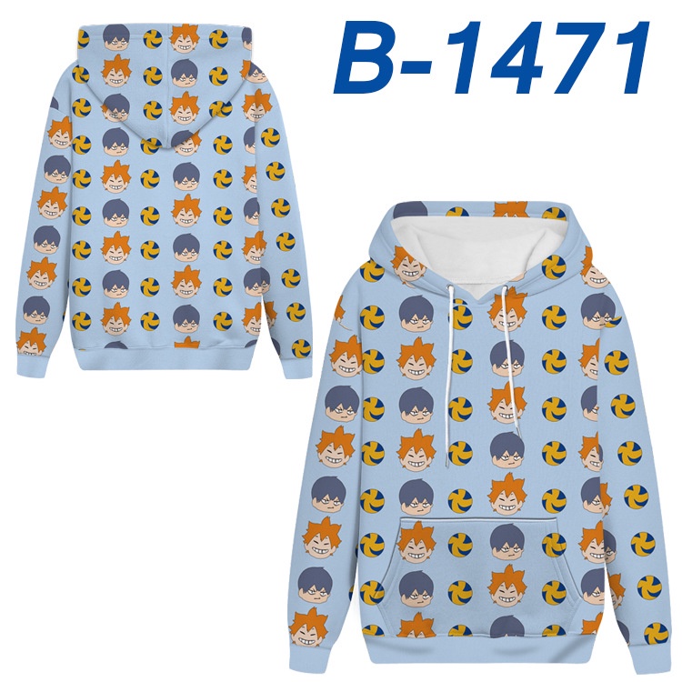 Áo Hoodie Hinata Kageyama Oikawa Plus Size Tay Dài In Họa Tiết Anime Haikyuu Cho Nam Và Nữ