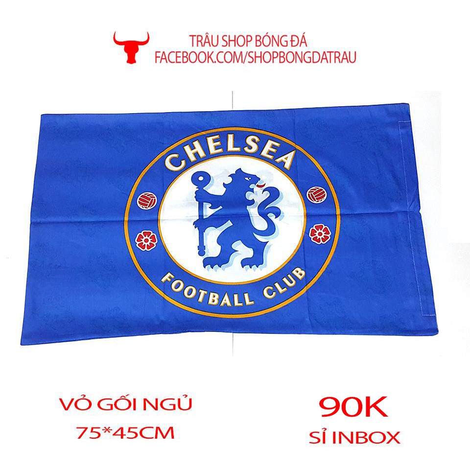 Vỏ gối ngủ - các câu lạc bộ bóng đá Barca, Bayern, Chelsea, Liverpool, MU, Real, Arsenal - Trâu shop