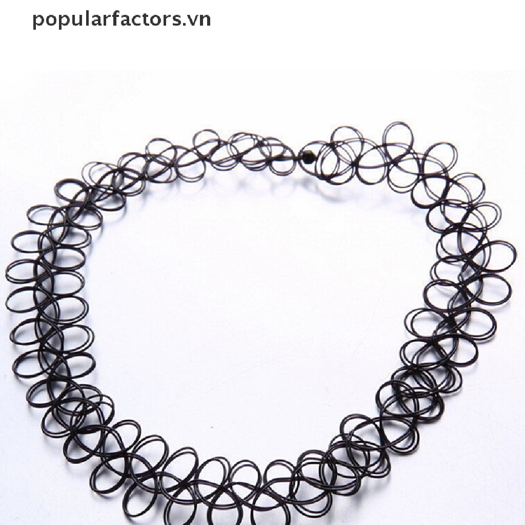 Vòng cổ choker co giãn thiết kế đơn giản thời trang cho nữ