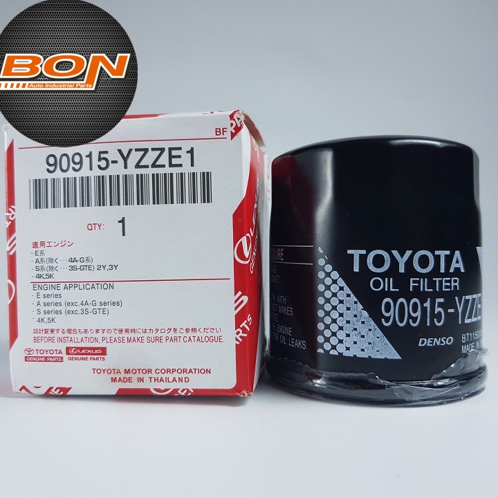 Lọc nhớt, lọc dầu động cơ xe Toyota Vios, Wigo, Yaris, Rush, Camry, Altis, Corolla Cross Mã: 90915YZZE1