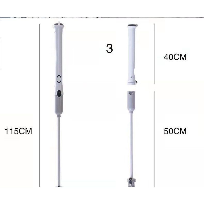 Chổi điện cọ vệ sinh đa năng, vệ sinh nhà tắm bồn cầu với 4 đầu thay thế pin 4000mAh