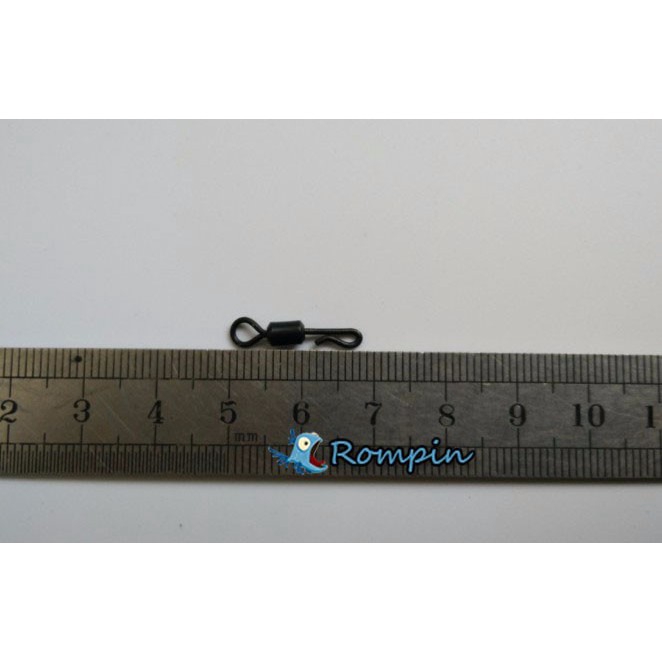 Set 20 Mồi Câu Cá Hình Chữ Q Màu Đen Nhám size UK size 8# Phụ Kiện Câu Cá Chuyên Dụng Chất Lượng Cao